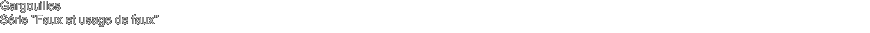 Gargouilles